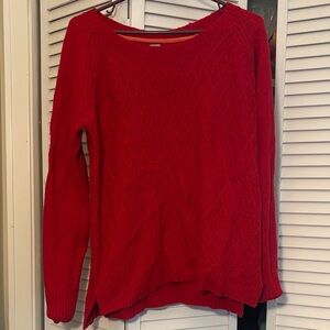 JCPenney Women's Vibrant Red Sweater